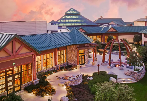 Aerial view of Little River Casino Resort 