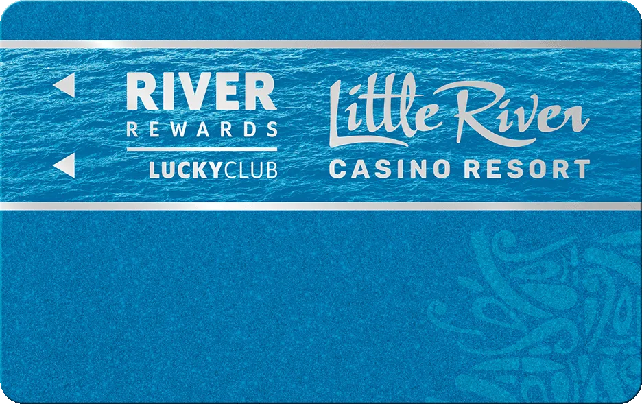 Blue Lucky Players Card from Little River Casino Resort 