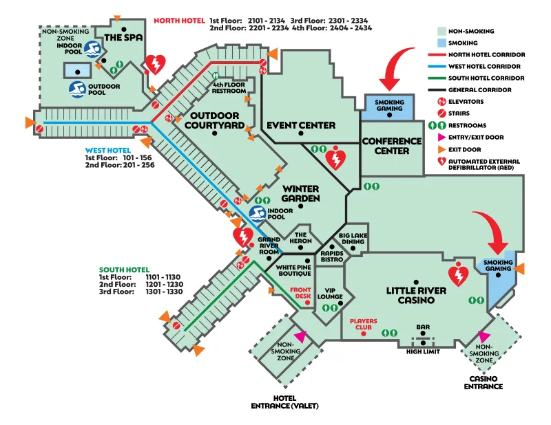 Smoking Area Map