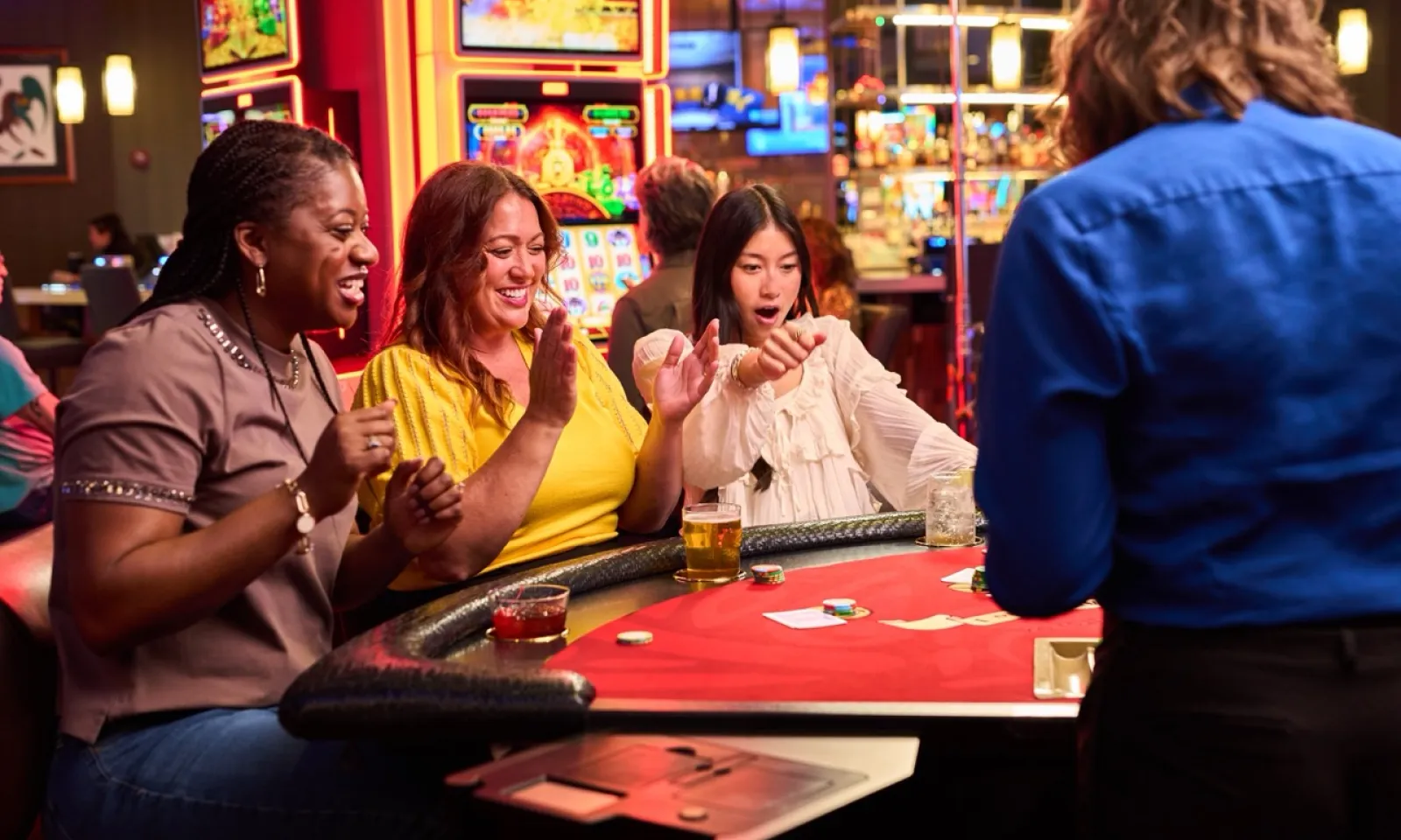 Ladies at casino table game