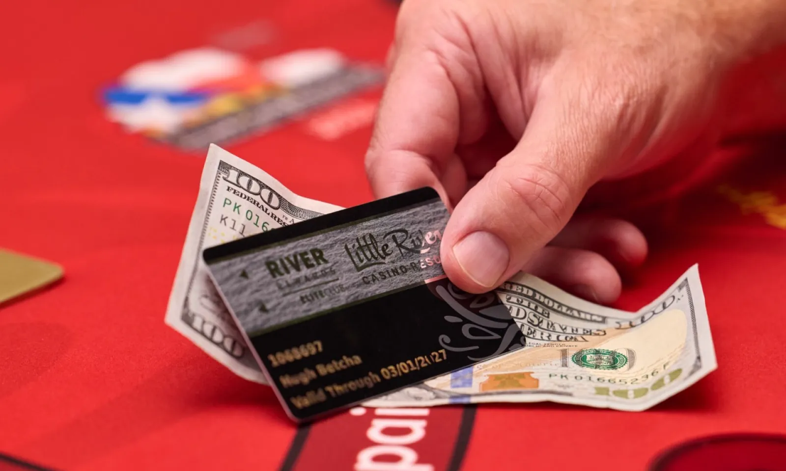 Player rewards card